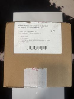 Pokemon TCG V Battle Deck BUNDLE Lycanroc VS Corviknight CASE (6 Bundles) SEALED - Image 1