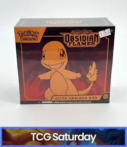 POKEMON TCG SCARLET & VIOLET OBSIDIAN FLAMES SEALED ETB ELITE TRAINER BOX - Image 1