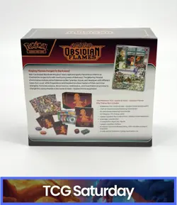 POKEMON TCG SCARLET & VIOLET OBSIDIAN FLAMES SEALED ETB ELITE TRAINER BOX - Image 2