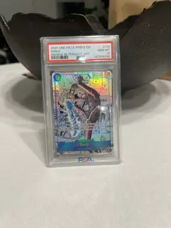 Sanji OP06-119 Manga Alternate Art Secret Rare Foil PRB-02 PSA 10 - Image 1