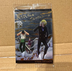 PREORDER Straw Hat Crew - No.8-21 - SEALED One Piece Wafer Card Zoro Nico Robin - Image 1