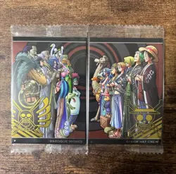 PREORDER Baroque Works No.9-21 Straw Hat Crew No.9-22 One Piece Wafer Cards - Image 1