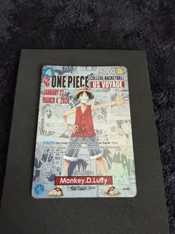 Monkey.D.Luffy College Basketball US Voyage (P-055 One Piece Promo) - LP - Image 1