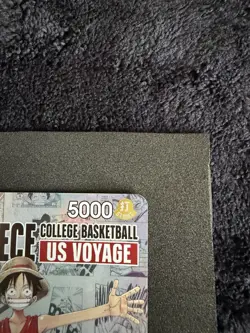Monkey.D.Luffy College Basketball US Voyage (P-055 One Piece Promo) - LP - Image 3