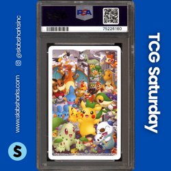 2015 POKEMON CENTER NAGOYA PLAYING CARDS PIKACHU KING OF DIAMONDS PSA 10 - Image 2
