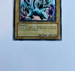 Blue Eyes White Dragon LOB-001 1st Asian TCG Yu-Gi-Oh! Card LP - Image 5