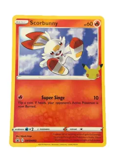 New: 2019 Pokemon TCG Scorbunny SWSH002 First Partner Pack Jumbo Cards Promo - Image 1