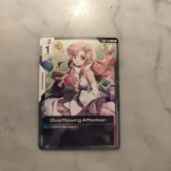 Overflowing Affection - Gundam Card Game #GD01-118 - NM / Mint Uncommon Single - Image 1