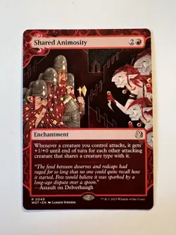 Shared Animosity - SHOWCASE - MTG Wilds of Eldraine: Enchanting Tales - NM - Image 1