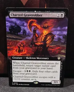 magic the gathering - Charred Graverobber - Creature - Skeleton Mercenary - Rare - Image 1