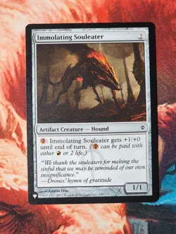 Immolating Souleater The List Reprints Magic Gathering MTG PLST - Image 1