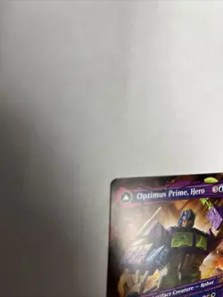 Optimus Prime Hero Shattered Glass Nonfoil Card #027 MTG - Image 4