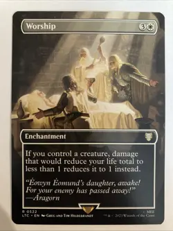 MTG Worship (0522) The Lord of the Rings Tales of Middle-earth Commander Regular - Image 1