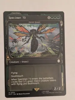 👉 Specimen 73 Hornet Queen Showcase #350 NM Fallout PIP MTG Magic - Image 1