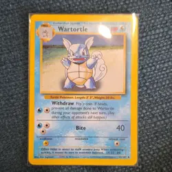 Wartortle [Evolution Box Error] #42 Pokemon Base Set - Image 1