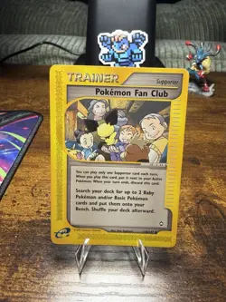 Pokemon Fan Club 130/147 Aquapolis LP TCG Trainer 2003 - Image 1