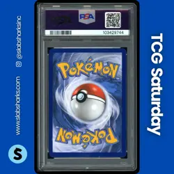 2017 POKEMON SUN & MOON BURNING SHADOWS #25/147 SALAZZLE GX HOLO PSA 9 - Image 2
