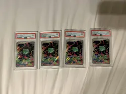 Pokemon Bulbasaur Enhanced BSTR Box Topper PSA Graded Foil Lot of 4 (2025) - Image 1