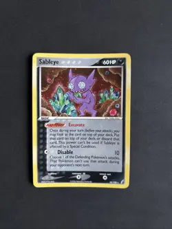 Pokemon TCG Sableye EX Crystal Guardians 10/100 Holo Holo Rare 2006 - LP/NM - Image 1