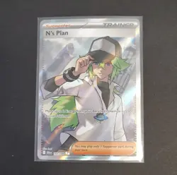 Pokemon N's Plan 163/086 Sv: Black Bolt Holo Full Art Ultra Rare Trainer - Image 1