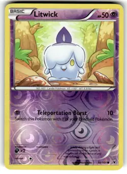Litwick (58) Reverse Holo Common Noble Victories 58/101 Pokemon VLP - Image 1