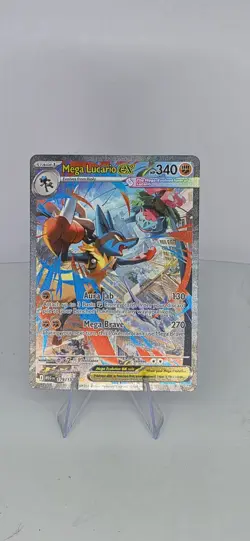 2025 Pokemon Mega Lucario EX SIR # 179/132 Mega Evolutions MINT - Image 1