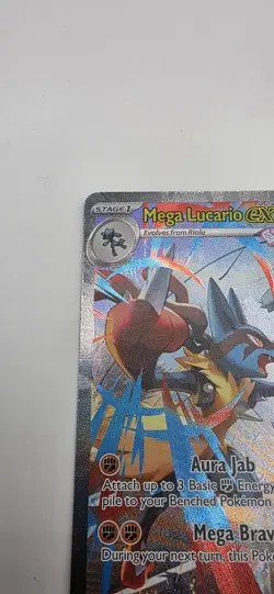 2025 Pokemon Mega Lucario EX SIR # 179/132 Mega Evolutions MINT - Image 3