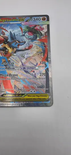 2025 Pokemon Mega Lucario EX SIR # 179/132 Mega Evolutions MINT - Image 5