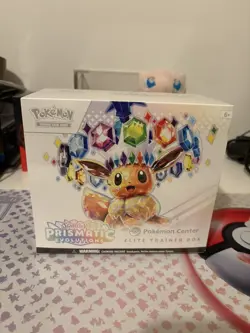 Pokemon TCG Prismatic Evolutions Pokemon Center Elite Trainer Box ETB New Sealed - Image 1