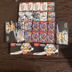 Lot Of Pokemon 151, Evolutions Empty Boxes (20 Booster Bundles And 4 Surprise - Image 1