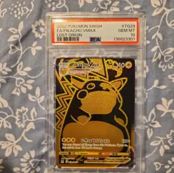 Pikachu VMAX Lost Origin #TG29 Trainer Gallery BGS Black Label 10 POP 1 - Image 1