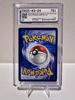 2025 Pokemon Prismatic Evolutions Glaceon ex 026/131 CGC 9.5 Mint+ Holo - Image 2