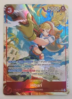 One Piece English EB03-008 Hibari (R) Alt Art Heroines Edition - Image 1