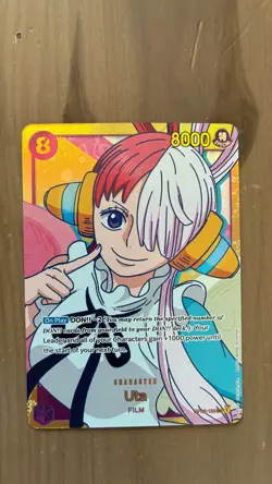 One Piece TCG Uta OP02-120 Paramount War Foil Secret Rare FULL ART ENGLISH B⚓📈 - Image 1