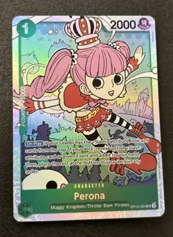 One Piece Tcg Legacy Of The Master Perona OP12-034 SR English - Image 1