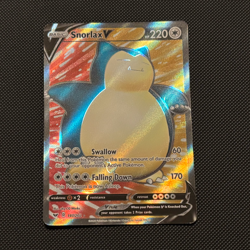 Snorlax V 197/202 Full Art - Sword & Shield Base Set Pokemon Card - Image 1