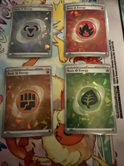 Pokemon Lot Of 8 Cracked Ice Holo Energy Cards - Image 2