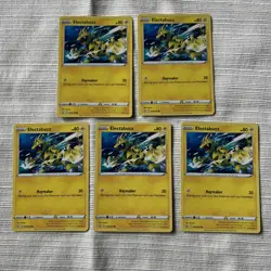 Lot of 5, Pokemon ELECTABUZZ 044/163 cards, M/NM 2021 - Image 1