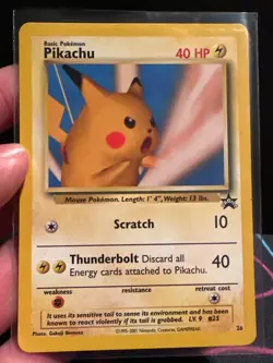 Pokemon Card - Pikachu (SNAP) #26 WoTC Black Star Promo - Image 1