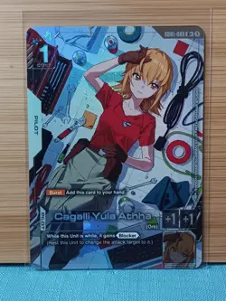 Gundam Card Game Cagalli Yula Athha R+ Newtype Rising GD01-096 Alternate Art AA - Image 1