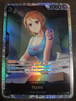 Nami ST14-006 SR One Piece Card Game Starter Deck 14 Straw Hat - Image 1