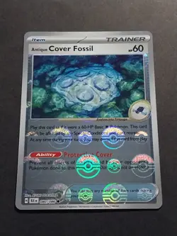 Antique Cover Fossil - Pokemon Black Bolt (Poke Ball Reverse Holo) Card 080/086 - Image 1
