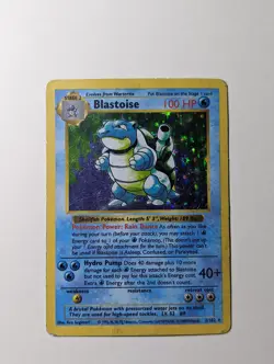 Blastoise 002/102 Base Set (Shadowless) Holo Vintage Pokemon Card Rare HP - Image 1