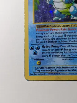 Blastoise 002/102 Base Set (Shadowless) Holo Vintage Pokemon Card Rare HP - Image 4