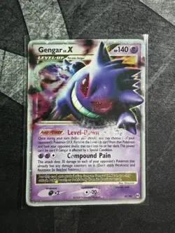 Pokemon Gengar Lv. X Holo Rare Card 97/99 Platinum Arceus - Image 1