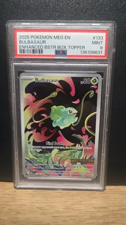 Bulbasaur - (Mega Evolution Stamped) 133/132 Miscellaneous Cards & Products Holo - Image 1
