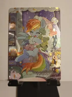 Kayou My little Pony CCG Card HY10-UR-003 Rainbow Dash Pajamas Mint - Image 1