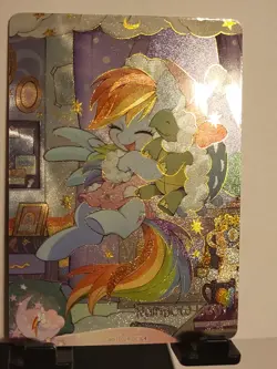 Kayou My little Pony CCG Card HY10-UR-003 Rainbow Dash Pajamas Mint - Image 2