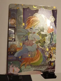 Kayou My little Pony CCG Card HY10-UR-003 Rainbow Dash Pajamas Mint - Image 3