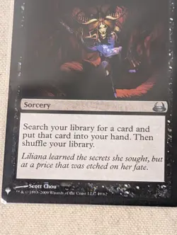 Demonic Tutor Mystery Booster The List 49/62 Near Mint Magic Card MTG (2009 Art) - Image 3